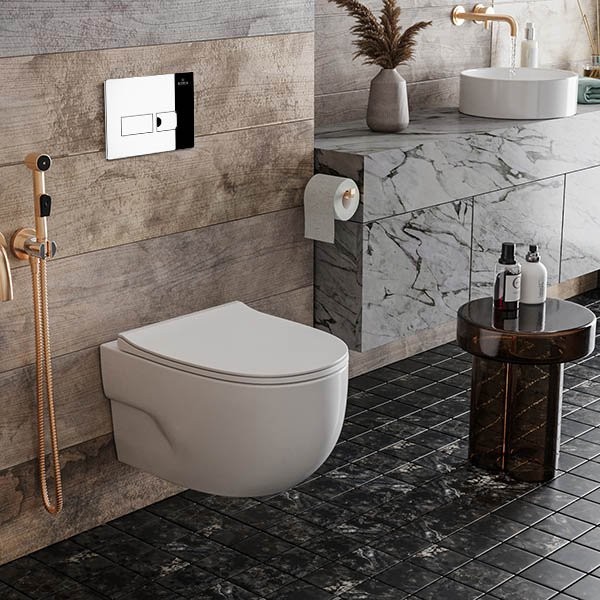 Комплект инсталляции Roxen StounFix Dual Fresh 593355 клавиша хром глянцевый Комплект инсталляции Roxen StounFix Dual Fresh 593355 клавиша хром глянцевый