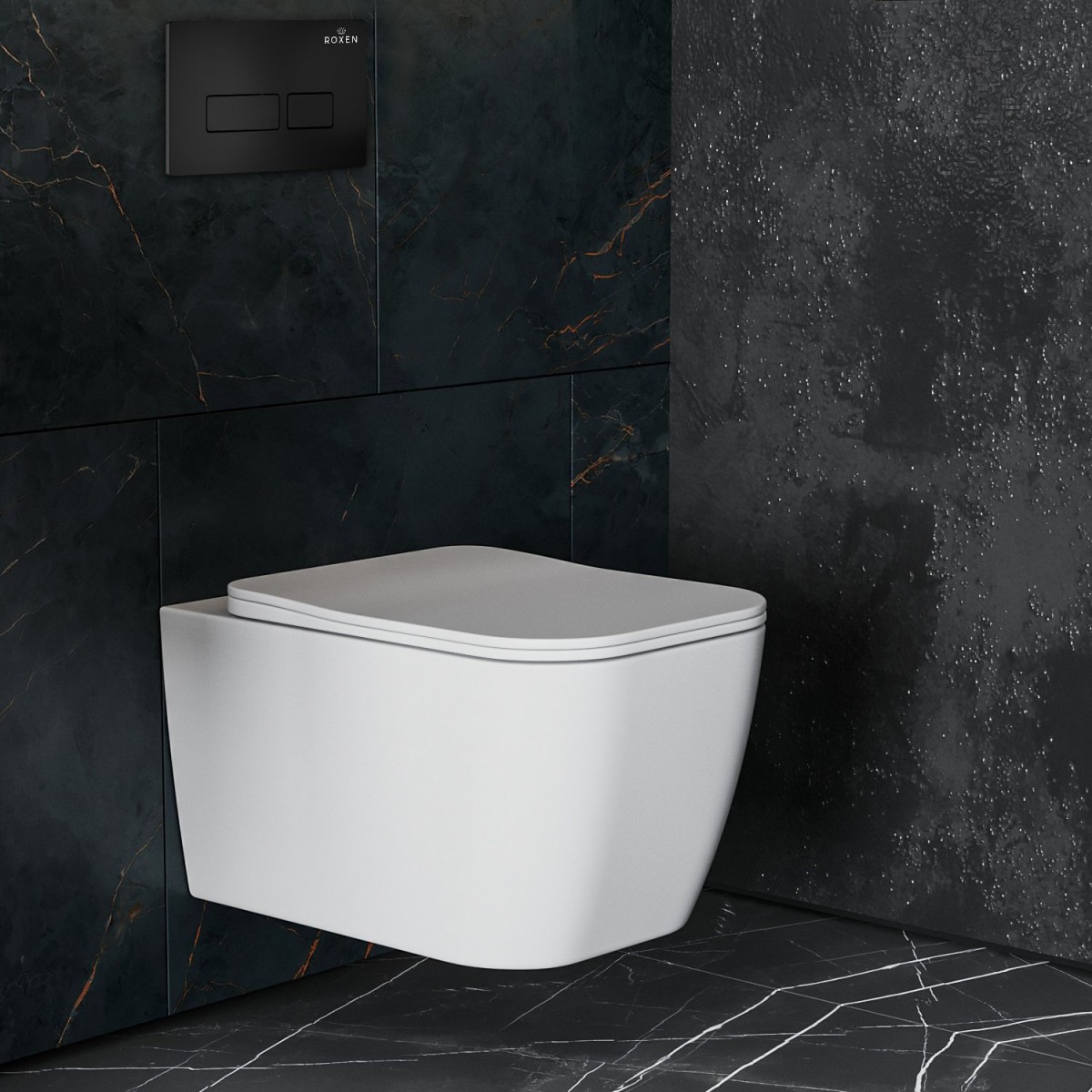 Комплект инсталляции Roxen StounFix Dual Fresh 579341 клавиша черный матовый Комплект инсталляции Roxen StounFix Dual Fresh 579341 клавиша черный матовый