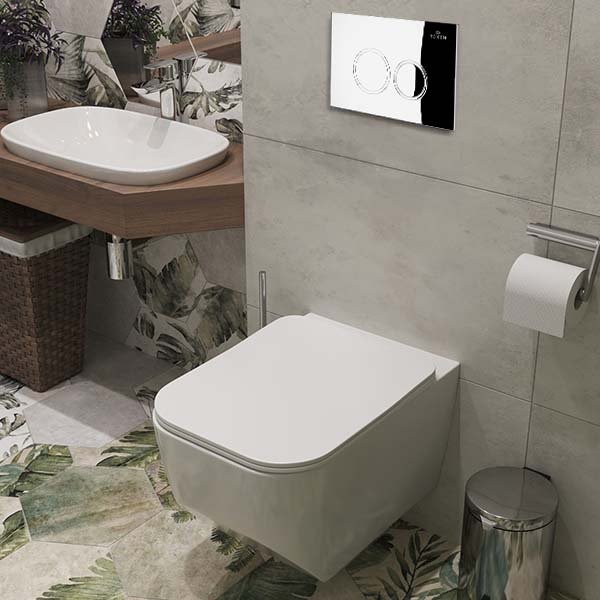 Комплект инсталляции Roxen StounFix Dual Fresh 513314 6 в 1 клавиша хром, с аромадозатором Комплект инсталляции Roxen StounFix Dual Fresh 513314 6 в 1 клавиша хром, с аромадозатором