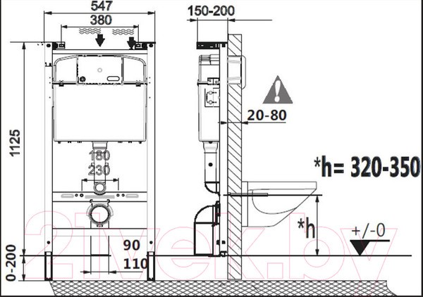 Унитаз подвесной с инсталляцией Laufen Pro ZRU9307615 (с сиденьем) Унитаз подвесной с инсталляцией Laufen Pro ZRU9307615 (с сиденьем)