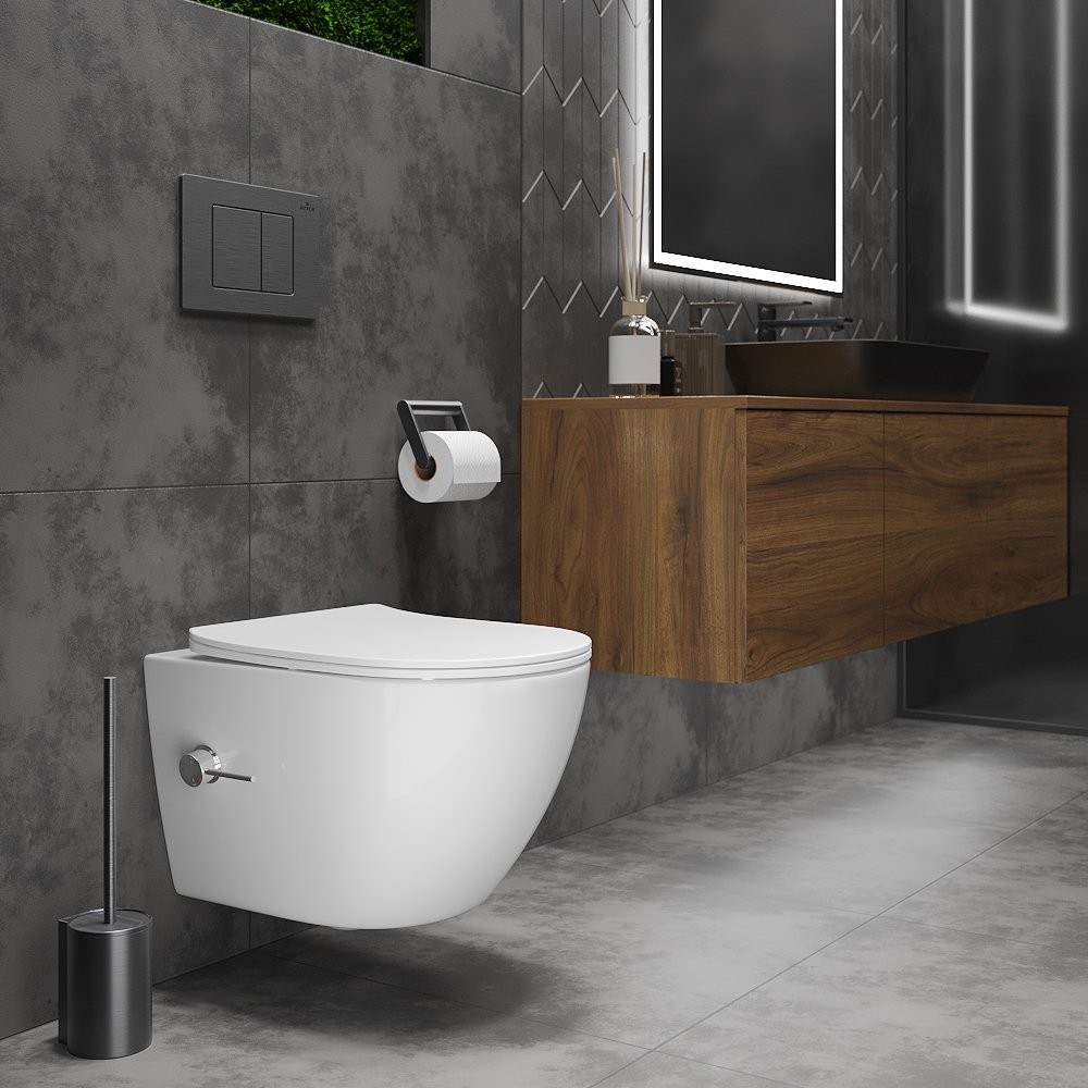 Унитаз подвесной с функцией биде Roxen Antares Bidet 530185-01X Унитаз подвесной с функцией биде Roxen Antares Bidet 530185-01X