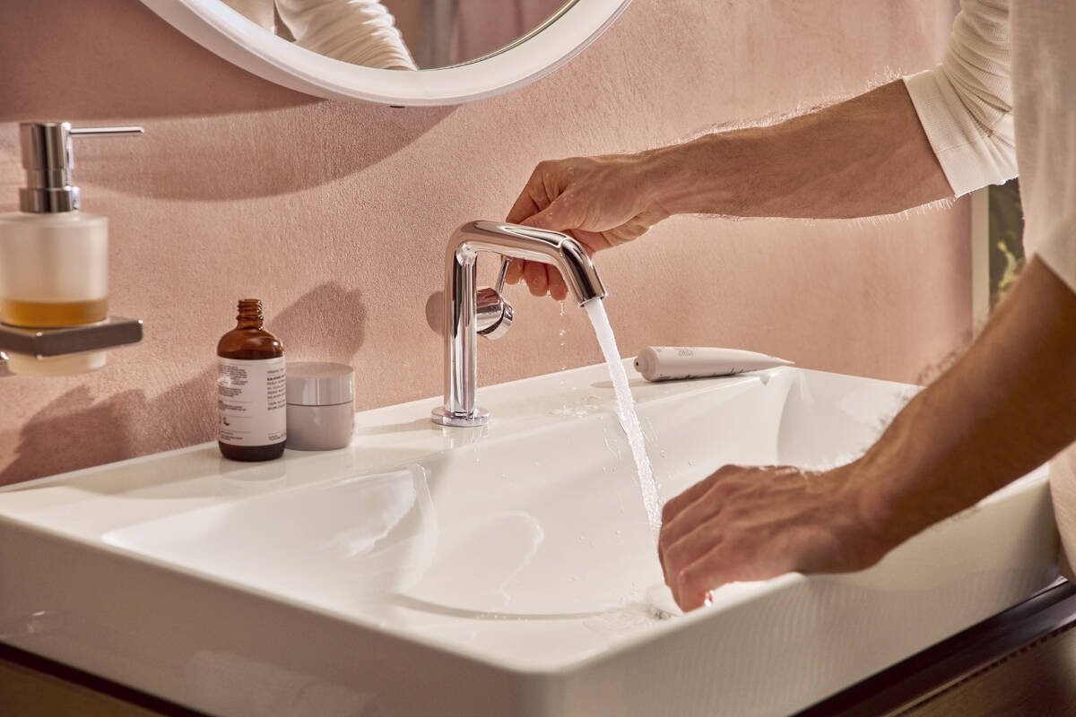 Смеситель для умывальника Hansgrohe Tecturis S 73320000 хром Смеситель для умывальника Hansgrohe Tecturis S 73320000 хром