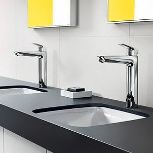 Смеситель для умывальника Hansgrohe Logis 71091000 без донного клапана Смеситель для умывальника Hansgrohe Logis 71091000 без донного клапана