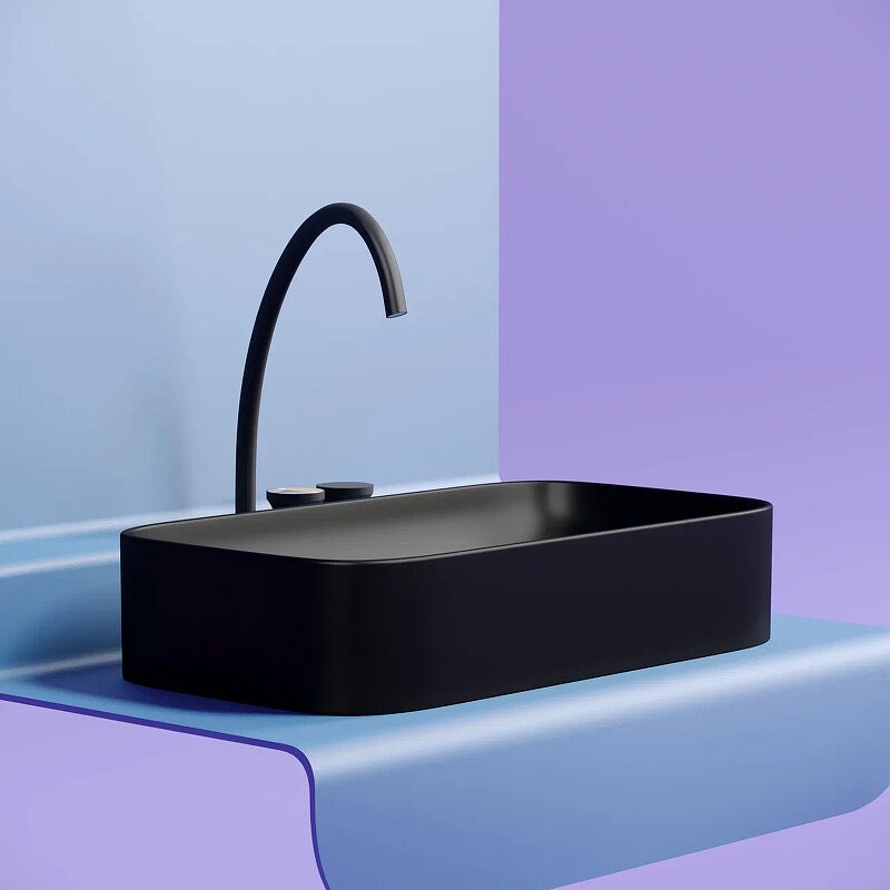 Умывальник Ceramica Nova Element CN6054MB (черный матовый) Умывальник Ceramica Nova Element CN6054MB (черный матовый)
