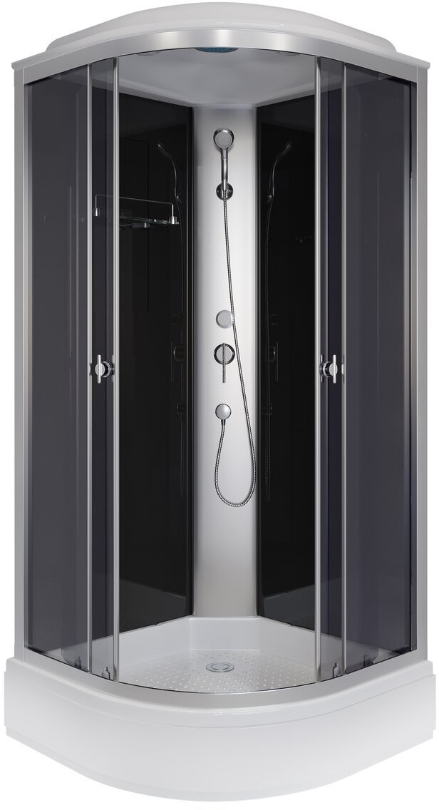 Душевая кабина Niagara Eco E100/26/TN 100x100 стекла тонированные, профиль хром Душевая кабина Niagara Eco E100/26/TN 100x100 стекла тонированные, профиль хром