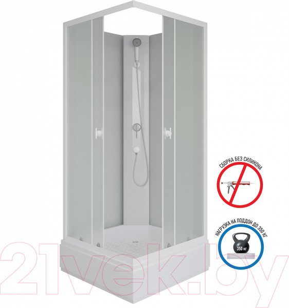 Душевая кабина Niagara Promo P90/26Q/MT/BK 90x90x195 Душевая кабина Niagara Promo P90/26Q/MT/BK 90x90x195