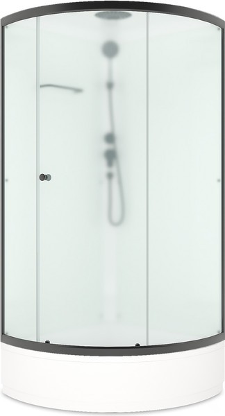 Душевая кабина Domani-Spa Simple 99 Mid 90x90 / DS01Sm99MWM00.Gt-V1.2-Black Душевая кабина Domani-Spa Simple 99 Mid 90x90 / DS01Sm99MWM00.Gt-V1.2-Black