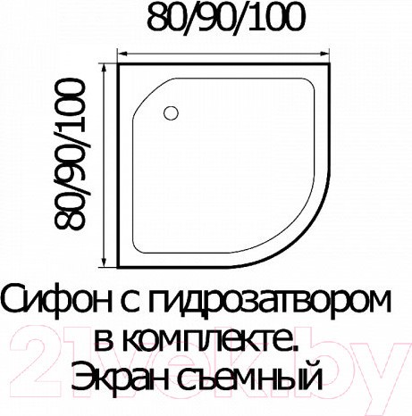 Душевая кабина RIVER Nara 90/24 МТ Душевая кабина RIVER Nara 90/24 МТ