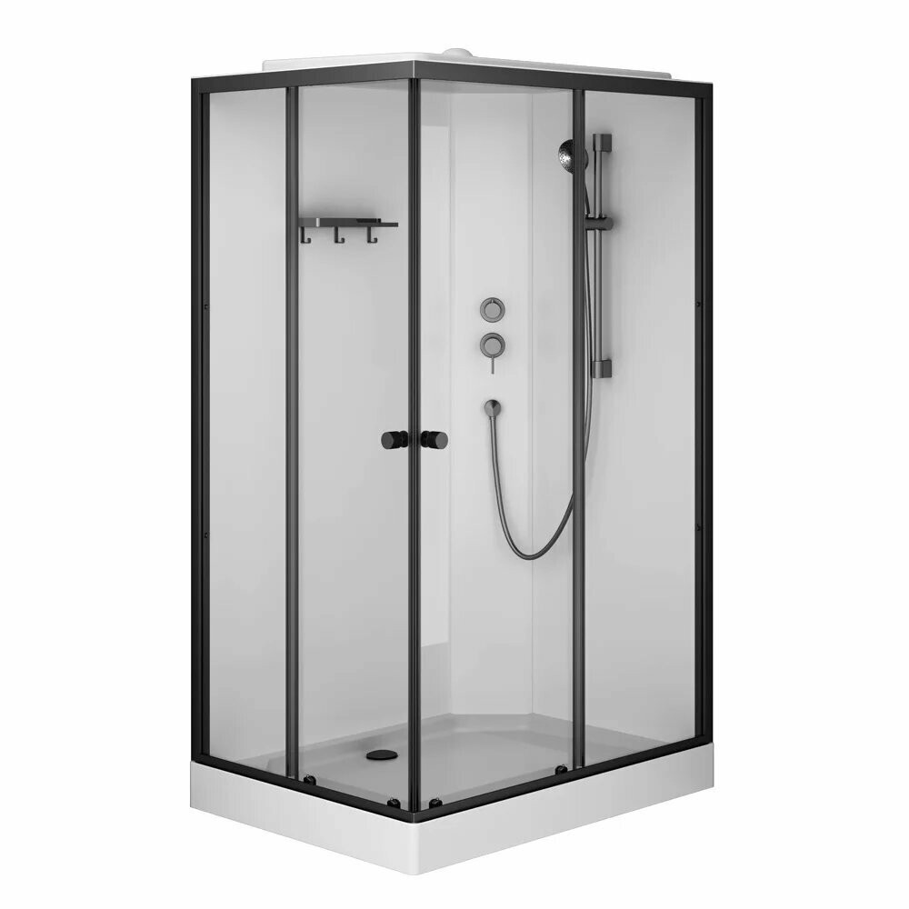 Душевая кабина AM.PM X-Joy 120x80 / W94C-403-12080BT (черный матовый/прозрачное стекло) Душевая кабина AM.PM X-Joy 120x80 / W94C-403-12080BT (черный матовый/прозрачное стекло)