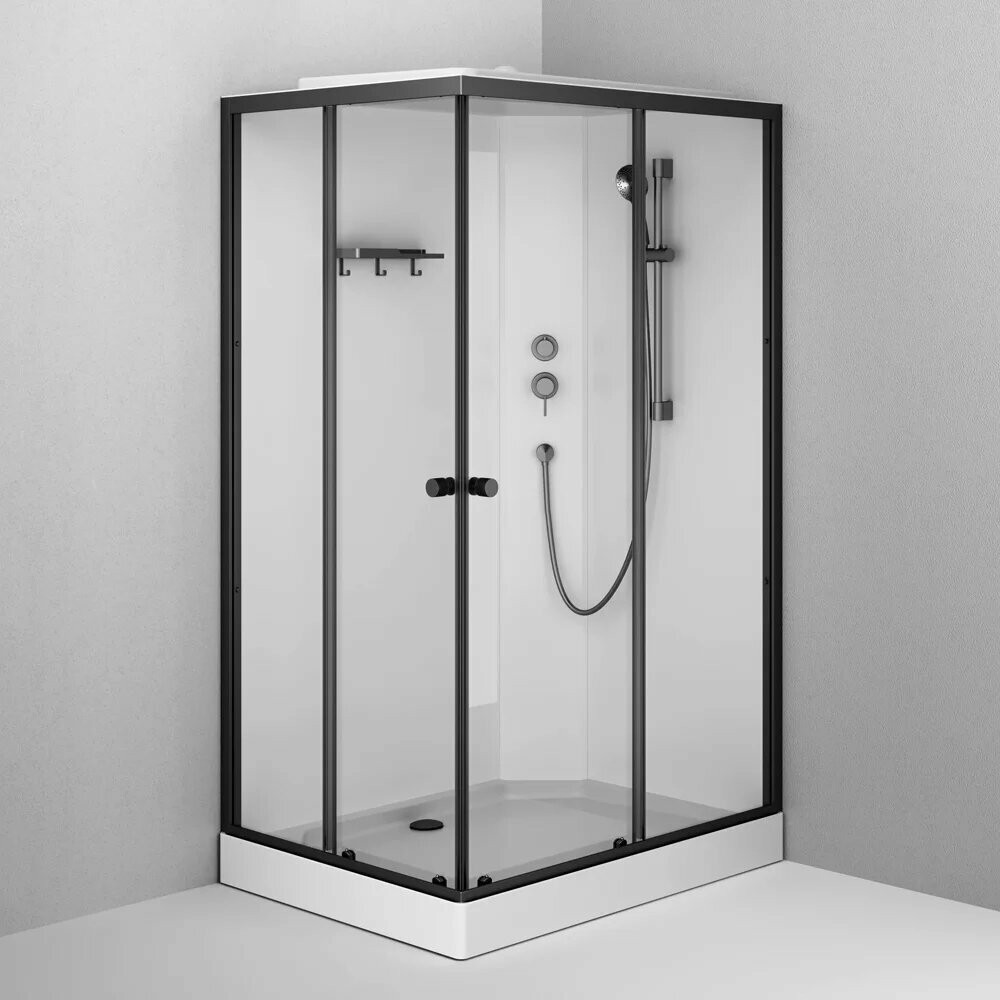 Душевая кабина AM.PM X-Joy 120x80 / W94C-403-12080BT (черный матовый/прозрачное стекло) Душевая кабина AM.PM X-Joy 120x80 / W94C-403-12080BT (черный матовый/прозрачное стекло)