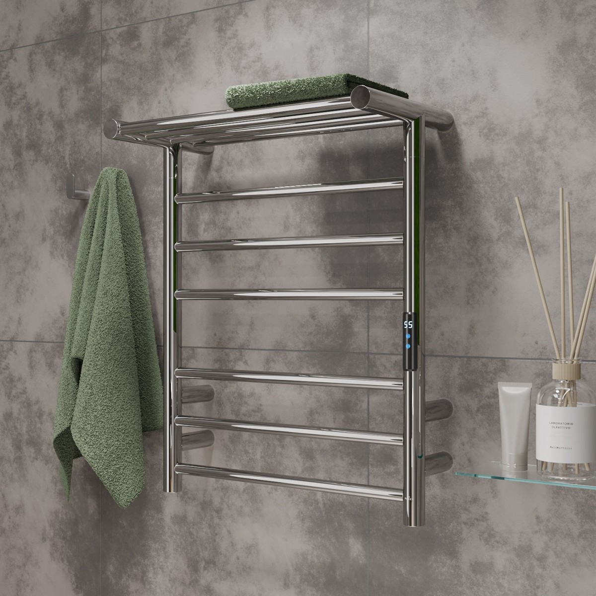 Полотенцесушитель электрический Roxen Polly 11060-5062C хром Полотенцесушитель электрический Roxen Polly 11060-5062C хром
