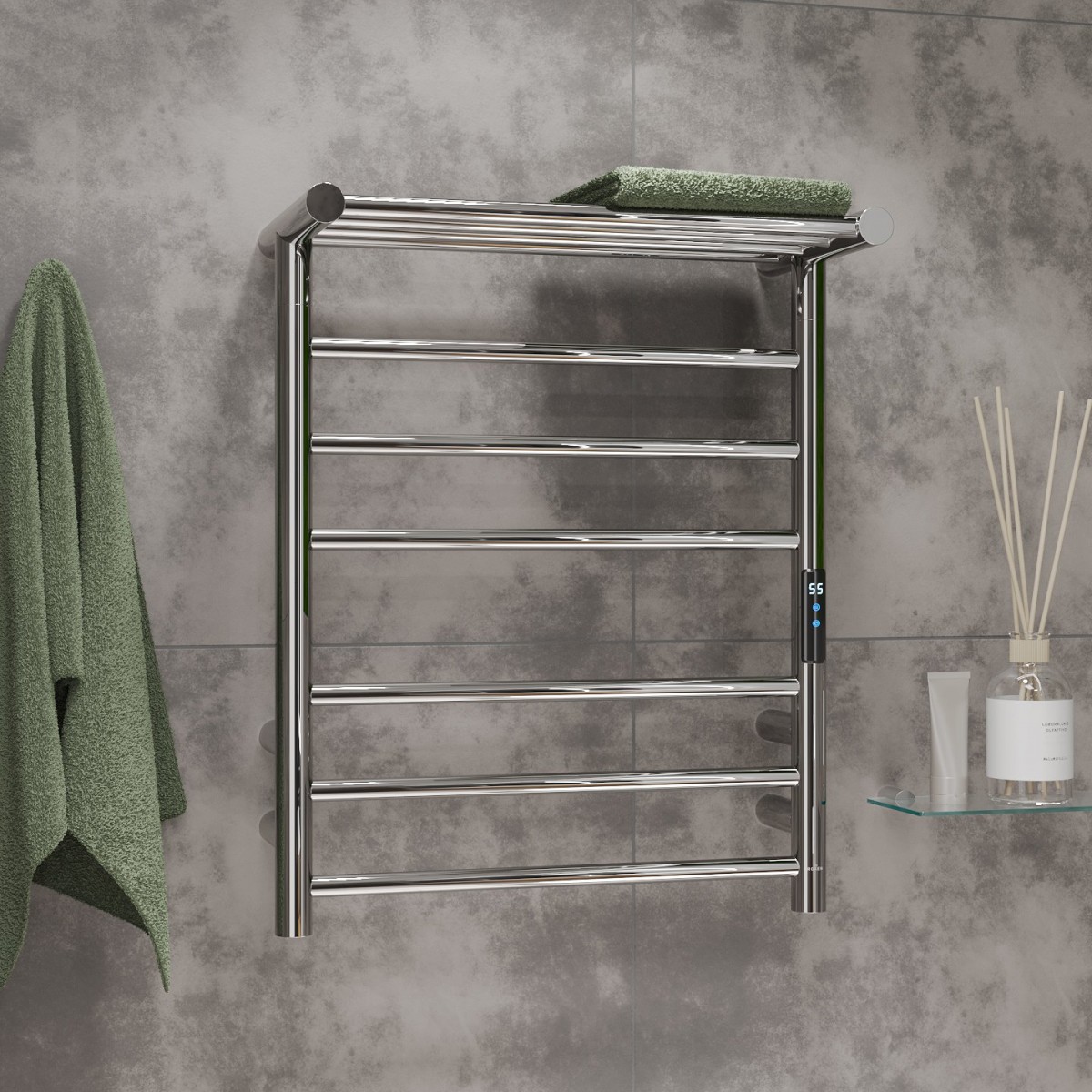 Полотенцесушитель электрический Roxen Polly 11060-5062C хром Полотенцесушитель электрический Roxen Polly 11060-5062C хром