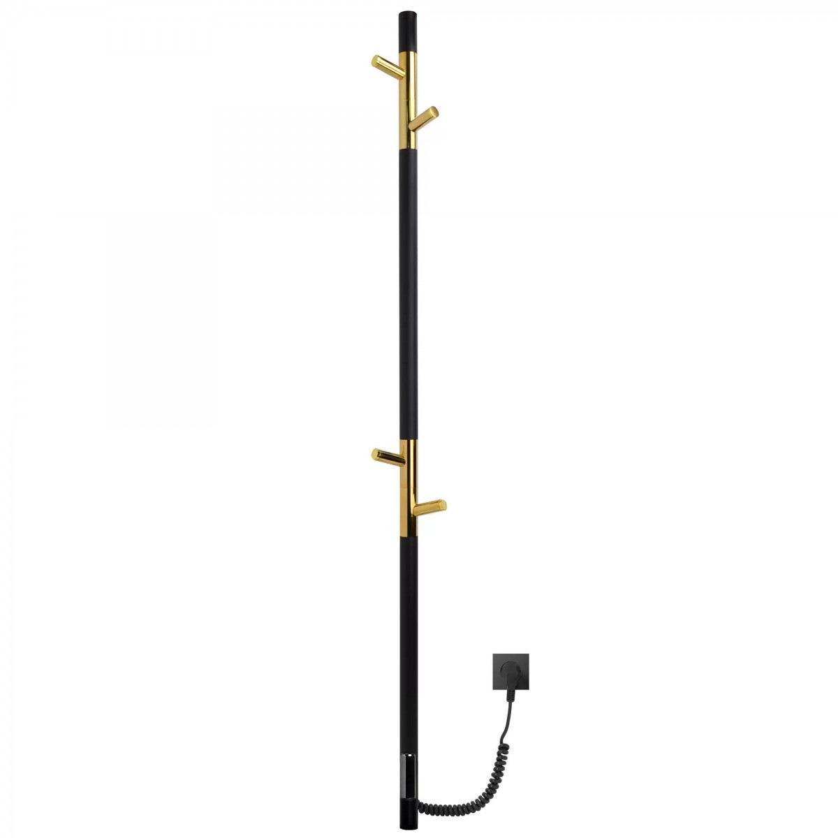 Полотенцесушитель электрический PRIMUM.E2.L.15х140.H4.TIMER.BLACK-GOLD Полотенцесушитель электрический PRIMUM.E2.L.15х140.H4.TIMER.BLACK-GOLD