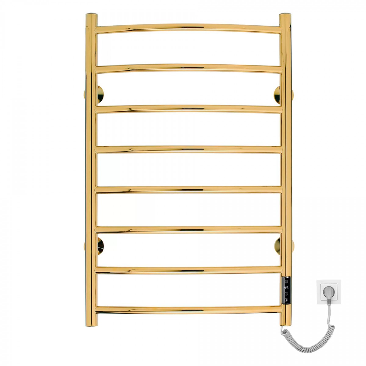 Полотенцесушитель электрический Е2.Raduga.L.50x80.D8 (timer) Gold Полотенцесушитель электрический Е2.Raduga.L.50x80.D8 (timer) Gold