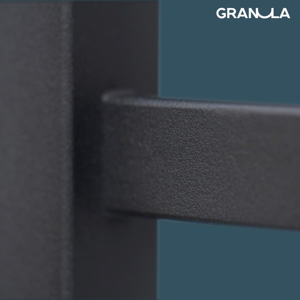 Полотенцесушитель электрический GRANULA Квадро 50x60 (терморегулятор с таймером слева, черный матовый) Полотенцесушитель электрический GRANULA Квадро 50x60 (терморегулятор с таймером слева, черный матовый)