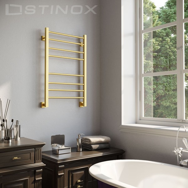 Полотенцесушитель водяной Stinox Classic 50x80 / cl80zs (золото сатин) Полотенцесушитель водяной Stinox Classic 50x80 / cl80zs (золото сатин)