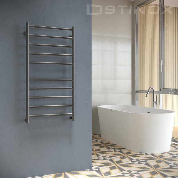 Полотенцесушитель водяной Stinox Toscana 50x100 бп / tos100bral9005-1 (черный матовый) Полотенцесушитель водяной Stinox Toscana 50x100 бп / tos100bral9005-1 (черный матовый)