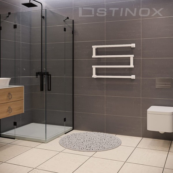 Полотенцесушитель водяной Stinox Optima 50x80 / op80r9003 (белый матовый) Полотенцесушитель водяной Stinox Optima 50x80 / op80r9003 (белый матовый)