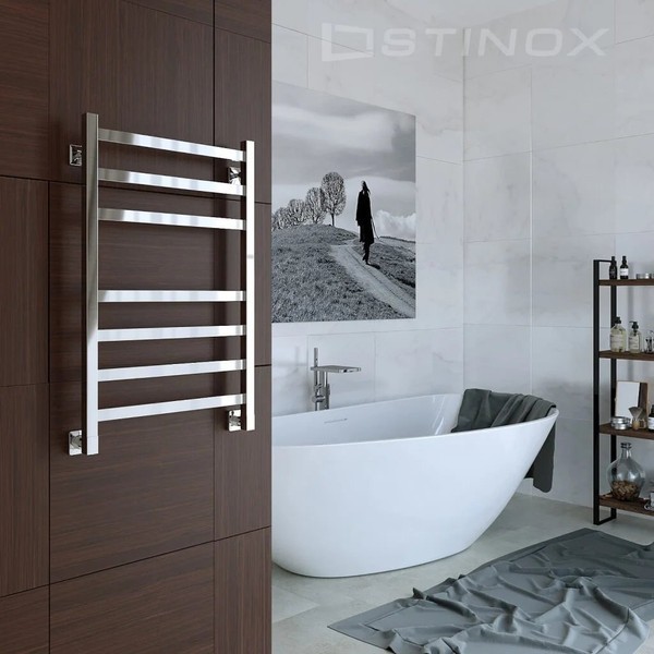 Полотенцесушитель водяной Stinox Prestige 50x80 / pr80s (сатин) Полотенцесушитель водяной Stinox Prestige 50x80 / pr80s (сатин)