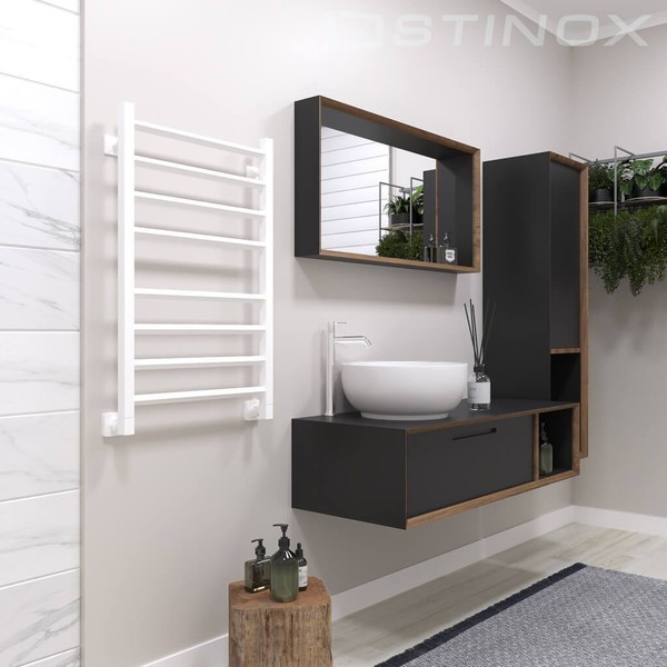 Полотенцесушитель водяной Stinox Sorento 50x80 / sor80ral9003 (белый) Полотенцесушитель водяной Stinox Sorento 50x80 / sor80ral9003 (белый)