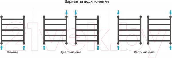 Полотенцесушитель водяной Сунержа Галант+ 60x50 / 071-0200-6050 Полотенцесушитель водяной Сунержа Галант+ 60x50 / 071-0200-6050