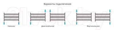 Полотенцесушитель водяной Сунержа Богема 60x110 L / 31-0202-6011 Полотенцесушитель водяной Сунержа Богема 60x110 L / 31-0202-6011