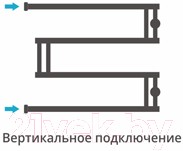 Полотенцесушитель водяной Сунержа High-Tech M+ 50x65 / 020-4050-5065 Полотенцесушитель водяной Сунержа High-Tech M+ 50x65 / 020-4050-5065