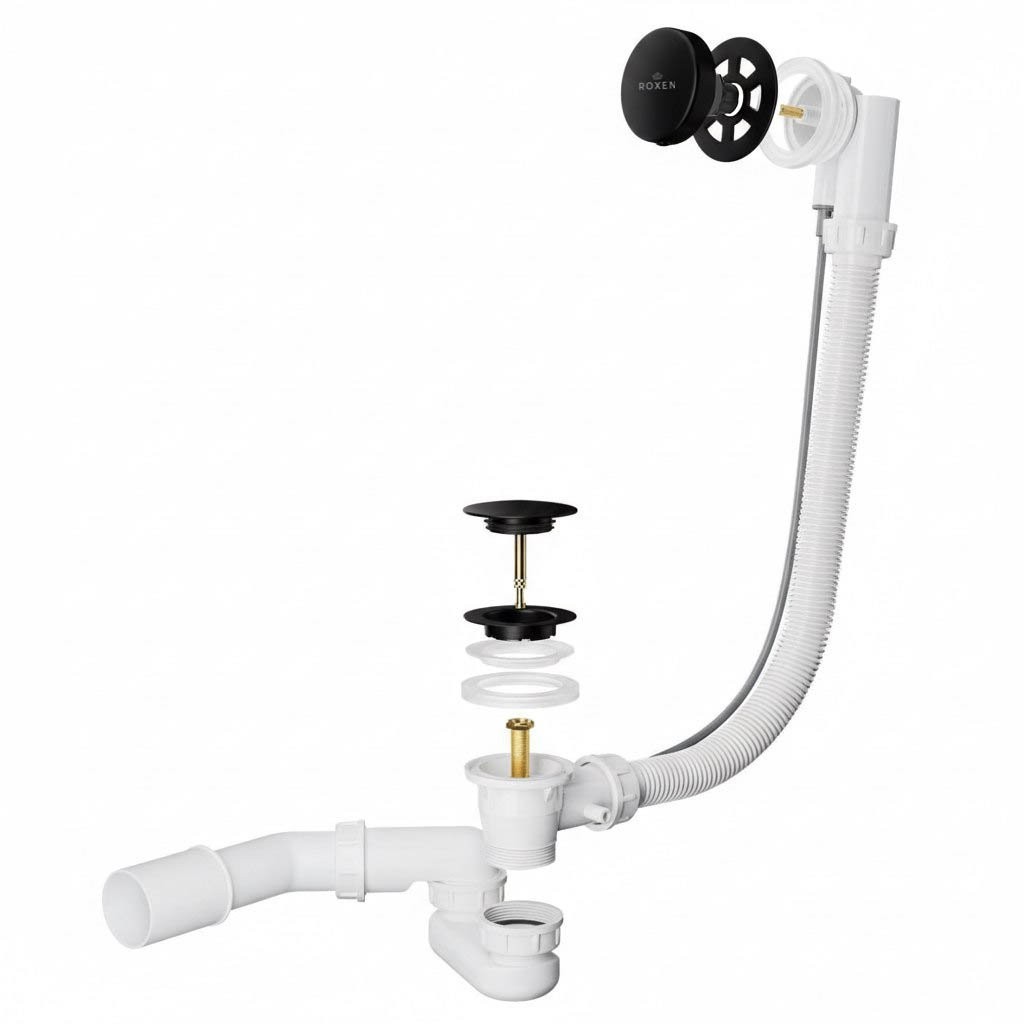 Сифон для ванны Roxen R70A-B полуавтомат Сифон для ванны Roxen R70A-B полуавтомат