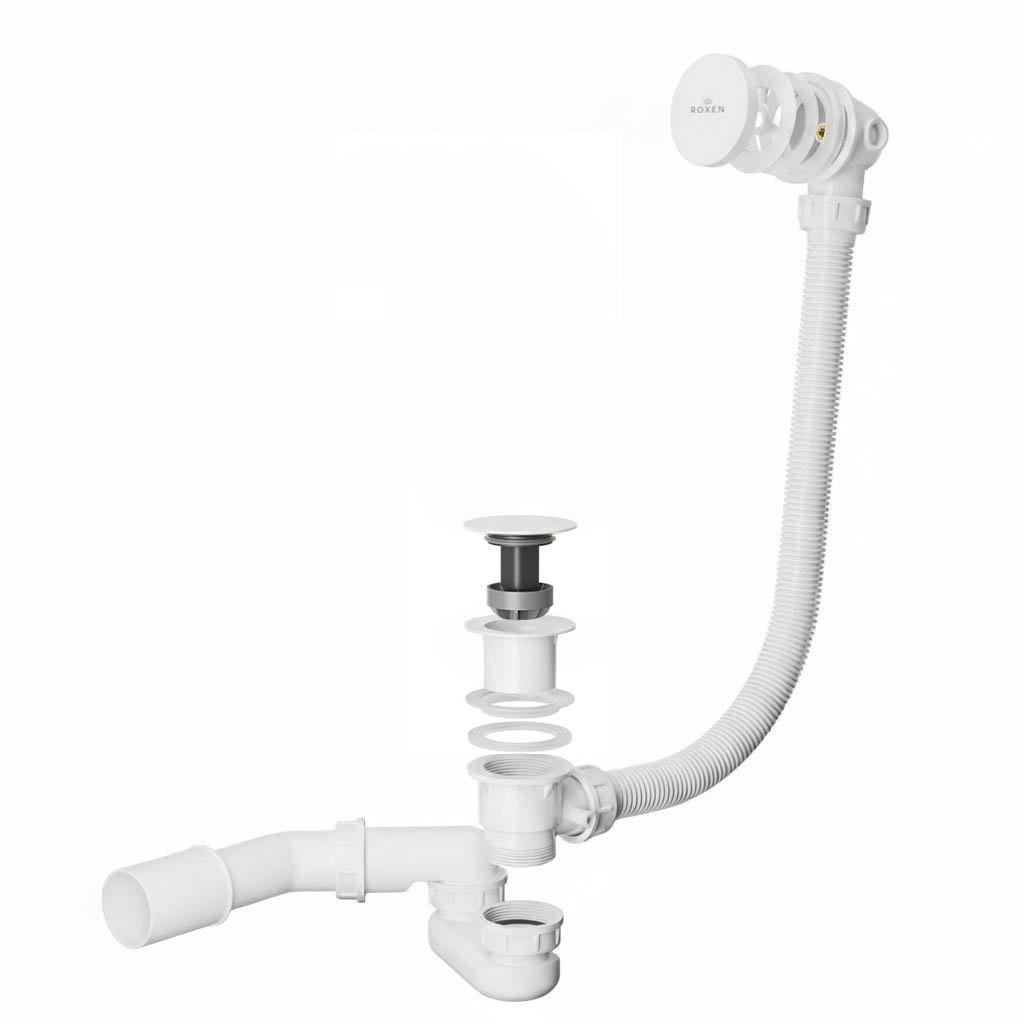 Сифон для ванны Roxen R70C-W Click-Clack Сифон для ванны Roxen R70C-W Click-Clack