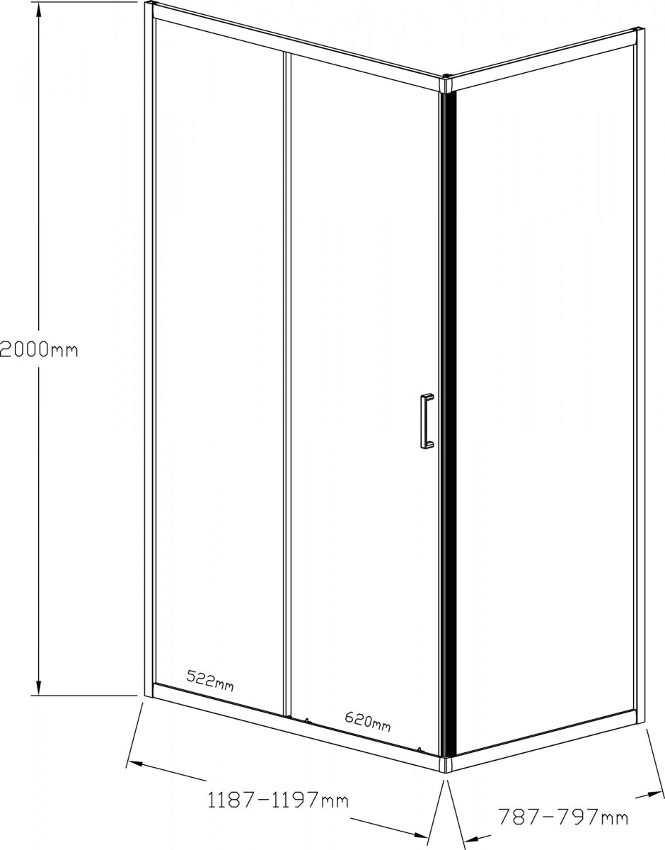 Душевой уголок Iva E3SB128T 120x80 Душевой уголок Iva E3SB128T 120x80
