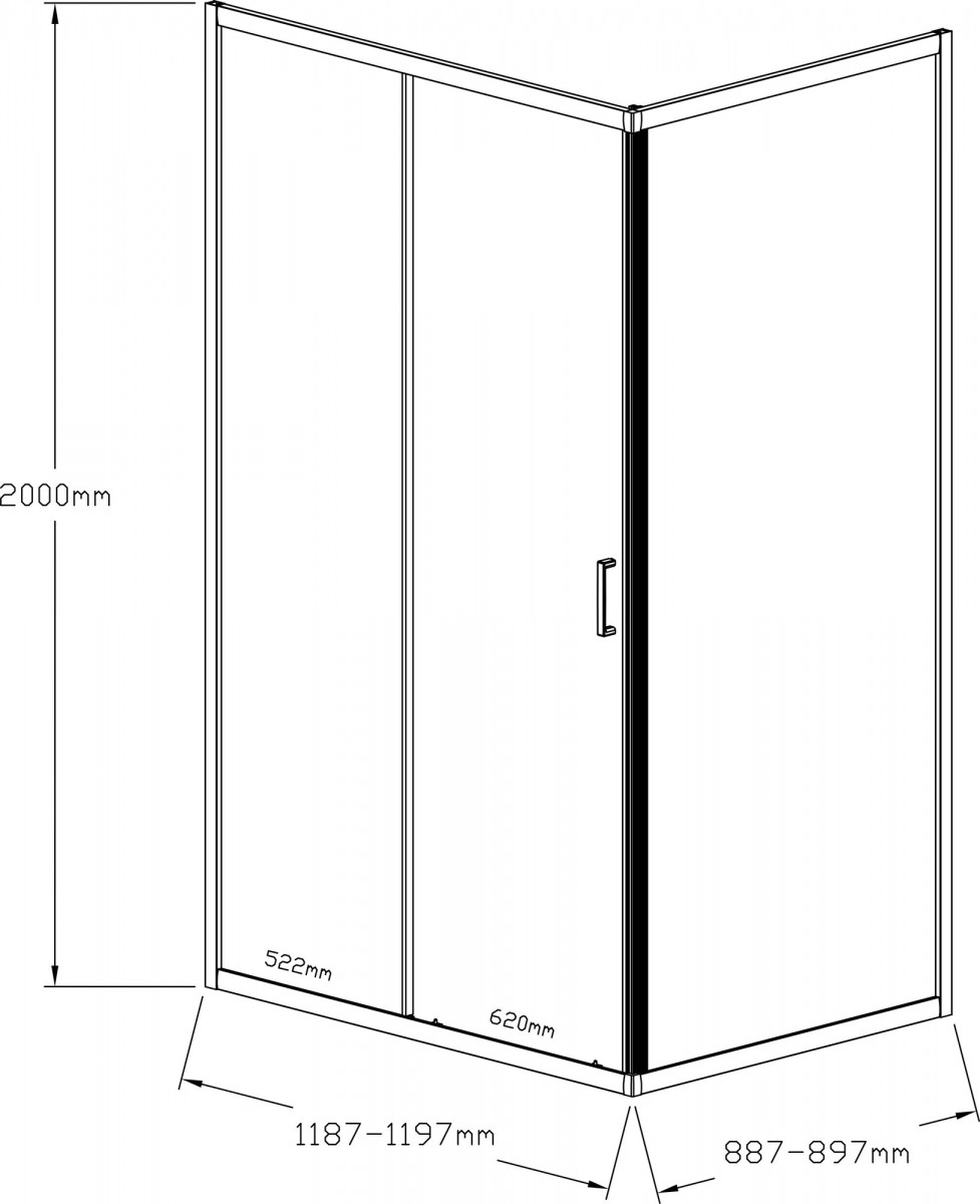 Душевой уголок Iva E3SB129T 120x90 Душевой уголок Iva E3SB129T 120x90