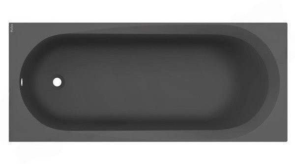 Акриловая ванна Alba Spa Baline 170x70 черный матовый Акриловая ванна Alba Spa Baline 170x70 черный матовый