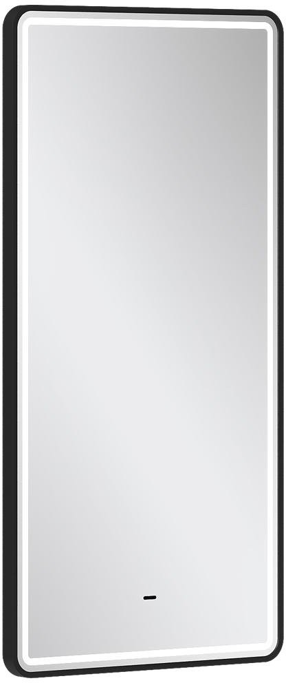 Зеркало с подсветкой EQUIL STOUNE 50х90 чёрный Зеркало с подсветкой EQUIL STOUNE 50х90 чёрный