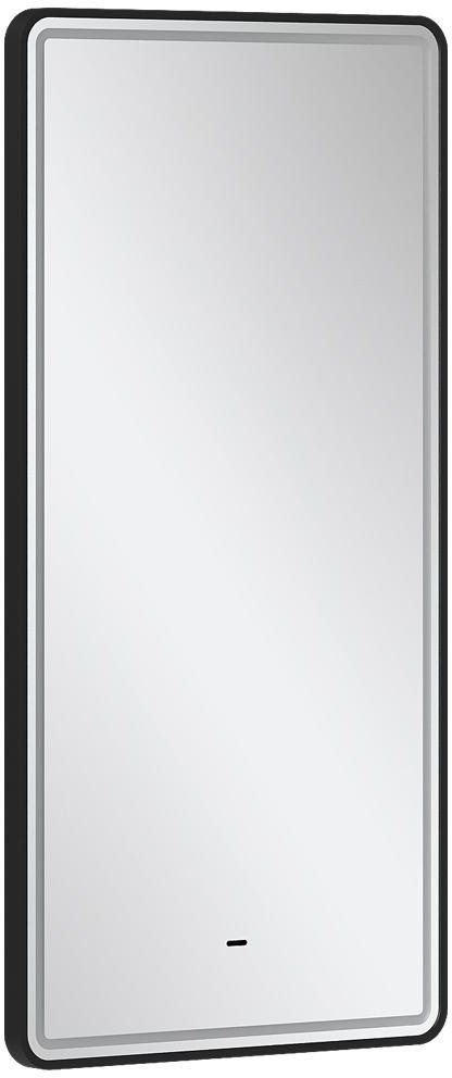 Зеркало с подсветкой EQUIL STOUNE 50х90 чёрный Зеркало с подсветкой EQUIL STOUNE 50х90 чёрный