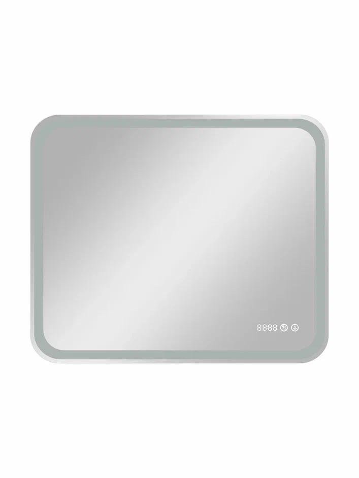Зеркало Континент Russo LED 80x70 с подогревом и часами Зеркало Континент Russo LED 80x70 с подогревом и часами