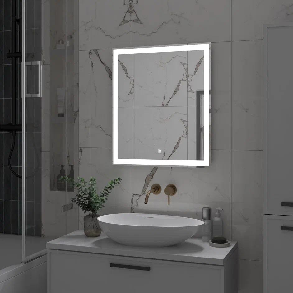 Зеркало Континент Clamm LED 60x70 с подсветкой Зеркало Континент Clamm LED 60x70 с подсветкой