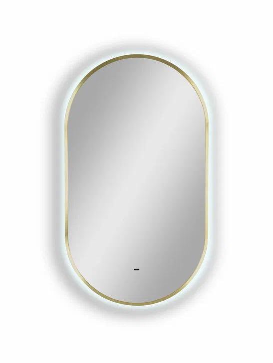 Зеркало Континент Miaro Gold LED 45x80 золото Зеркало Континент Miaro Gold LED 45x80 золото