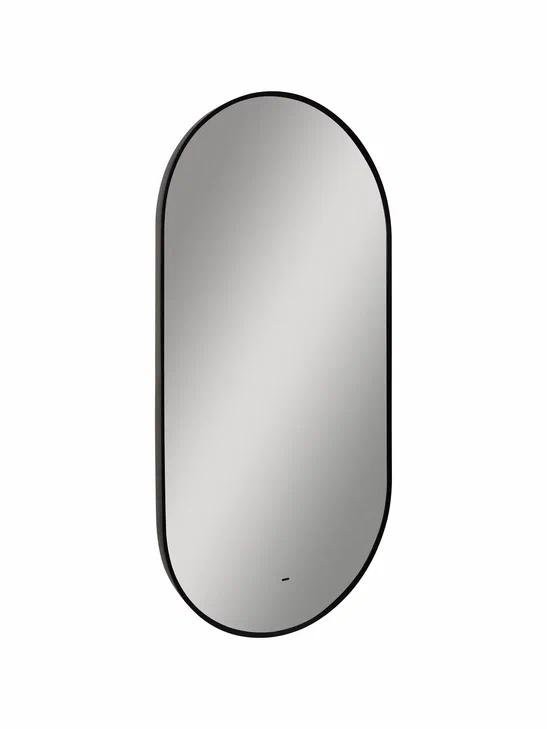 Зеркало Континент Miaro Black LED 50x100 черное Зеркало Континент Miaro Black LED 50x100 черное