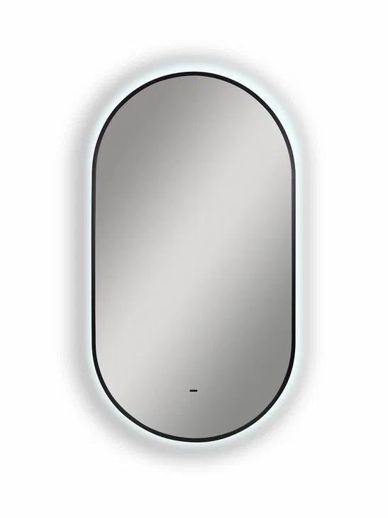 Зеркало Континент Miaro Black LED 45x80 черное Зеркало Континент Miaro Black LED 45x80 черное