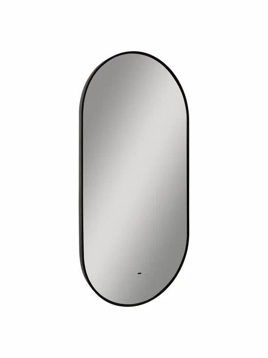 Зеркало Континент Miaro Black LED 45x80 черное Зеркало Континент Miaro Black LED 45x80 черное