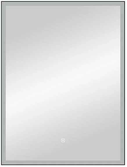 Зеркало Континент Frame Black LED 70x100 с бесконтактным сенсором, черный Зеркало Континент Frame Black LED 70x100 с бесконтактным сенсором, черный