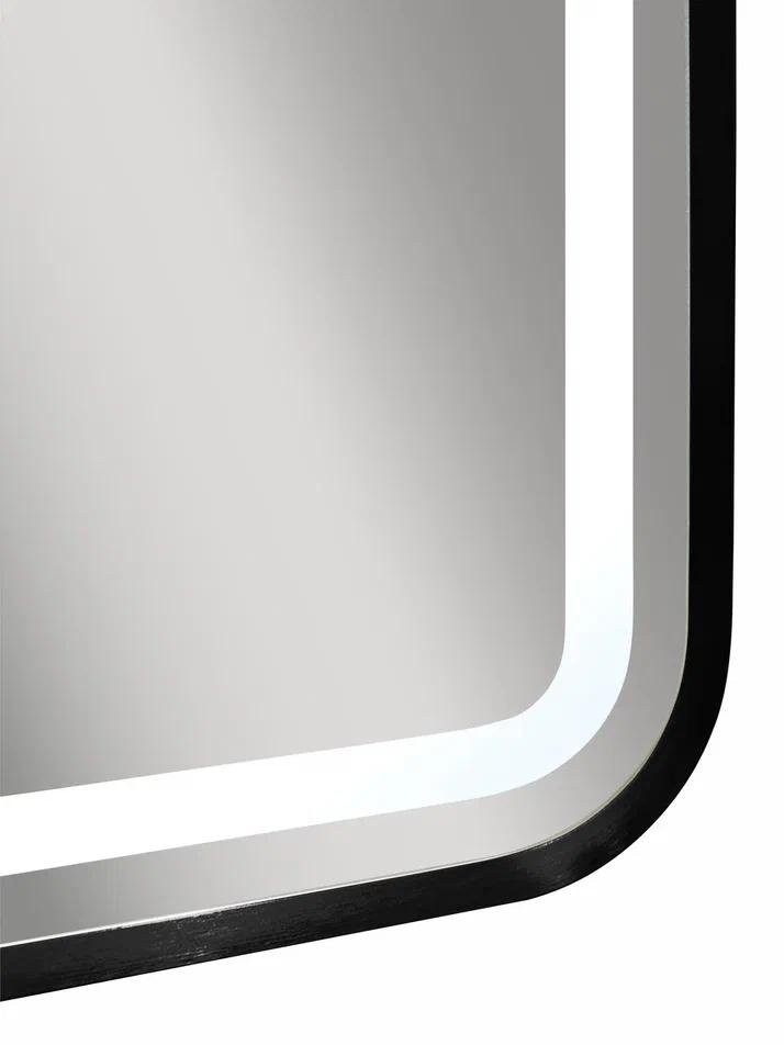 Зеркало Континент Aliro Black LED 60x80 черное Зеркало Континент Aliro Black LED 60x80 черное