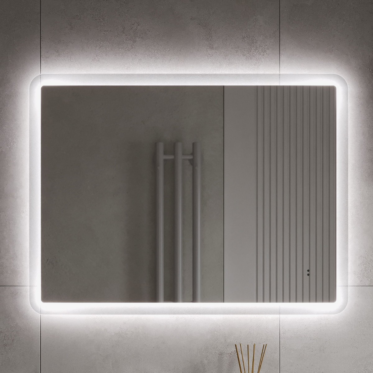 Зеркало VIGO Wing Classic 800 с LED подсветкой Зеркало VIGO Wing Classic 800 с LED подсветкой