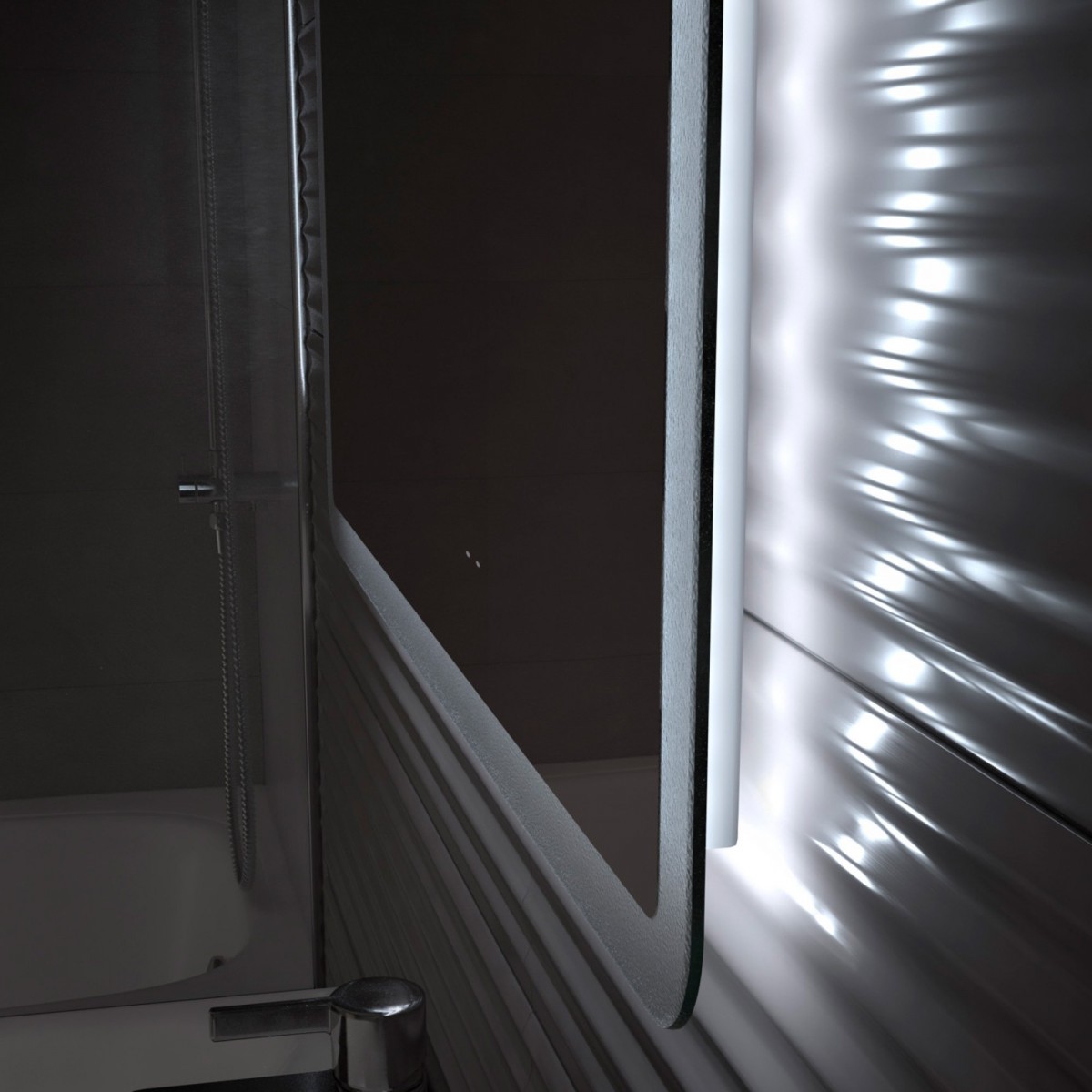 Зеркало VIGO Wing Classic 800 с LED подсветкой Зеркало VIGO Wing Classic 800 с LED подсветкой