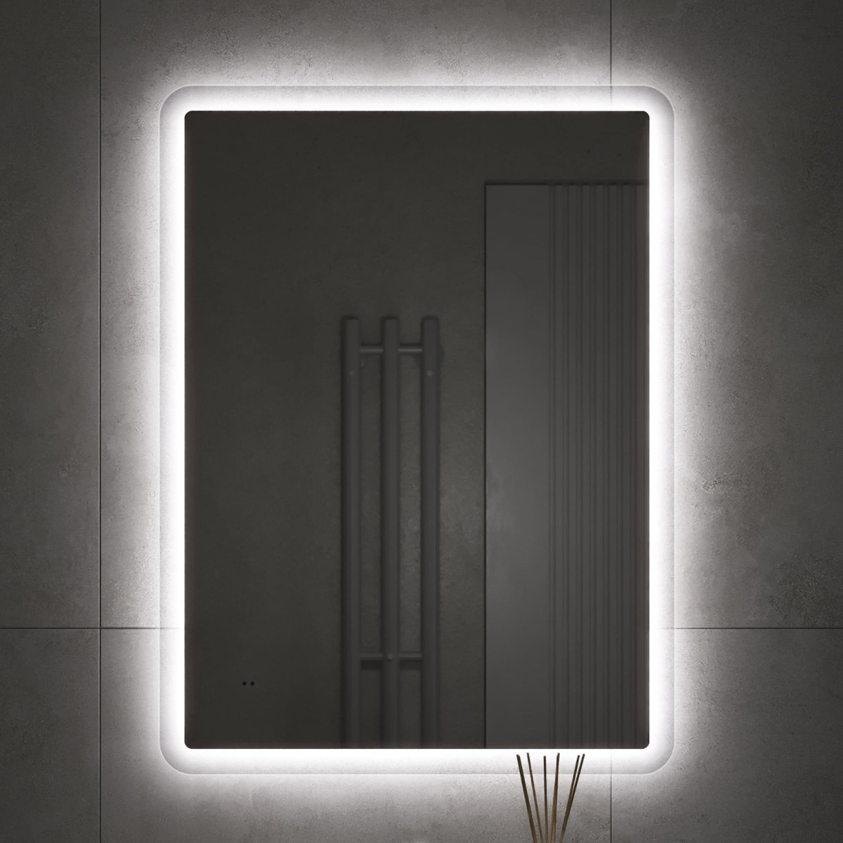 Зеркало VIGO Wing Classic 800 с LED подсветкой Зеркало VIGO Wing Classic 800 с LED подсветкой