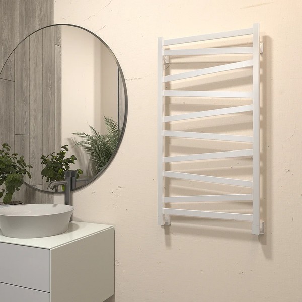 Полотенцесушитель водяной Stinox Madena 50x100 / mad100ral9003 (белый матовый) Полотенцесушитель водяной Stinox Madena 50x100 / mad100ral9003 (белый матовый)