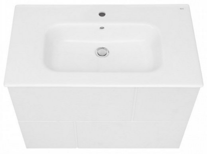 Тумба Roca Pilar 80 белая с умывальником Victoria Nord 80 857669472 + 32799C000 Тумба Roca Pilar 80 белая с умывальником Victoria Nord 80 857669472 + 32799C000