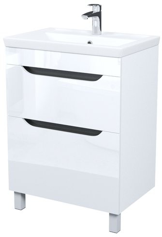 Тумба с умывальником Iddis Ray RAY60WFi95 60 белая Тумба с умывальником Iddis Ray RAY60WFi95 60 белая