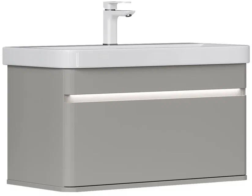 Тумба подвесная EQUIL Elegante 80.1Y, амарок / белый Тумба подвесная EQUIL Elegante 80.1Y, амарок / белый
