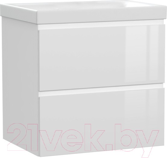 Тумба с умывальником Cersanit Moduo 60 + AM.PM Gem F90A02100 Тумба с умывальником Cersanit Moduo 60 + AM.PM Gem F90A02100